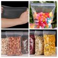 Thicken Zipper Sealed Bags Clear Plastic Storage Bag for Small Jewelry Food Packing Reclosable Zippers Sealing Pouch Wholesale.