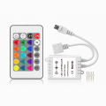 RGB Controller with 24 Key Button Or Remote/Controller For SMD5050 SMD2835 RGB Led Strip Light Controller. 