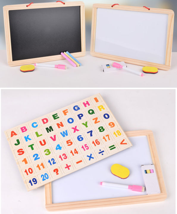 Educational%20Learning%20Board%20Multipurpose%20Double-Sided%20Magnetic%20Wooden%20Writing,%20Mathematical%20Calculations%20&%20English%20Alphabets,White%20and%20Black%20Board,%20Wooden%20Magnetic%20Drawing%20Board%20-%20Image%202