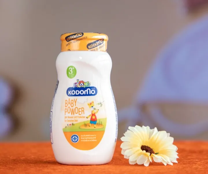 Kodomo%20Baby%20Powder%20Natural%20Soft%20Protection%20-%20180g%20(Age%203+)%20Thainand%20-%20Image%205