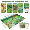 Dinosaur Toy Simulation Animals Tyrannosaurus Rex Figures Model Play Mat Set Early Learning Educational Toys For Boy Girl Gifts. 