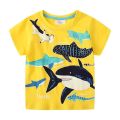 Kids Cartoon Roblox Luminous T-shirt Boy Summer Short Sleeve Glow In Dark Tops. 