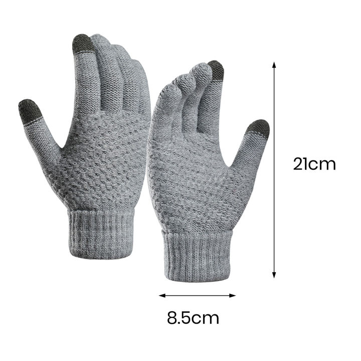 Sunnyheart%20Ribbed%20Cuffs%20Winter%20Gloves%20Stylish%20Touch%20Screen%20Winter%20Gloves%20for%20Women%20Men%20Warm%20Windproof%20Fashionable%20Knitted%20Gloves%20with%20Ribbed%20Cuffs%20Winter%20Knitted%20Gloves%20-%20Image%202