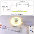 Makeup Mirror LED Light Vanity Lights 12V Bathroom Dressing Table Lighting Dimmable LED COB With Adhesive Tape Stepless Dimming.