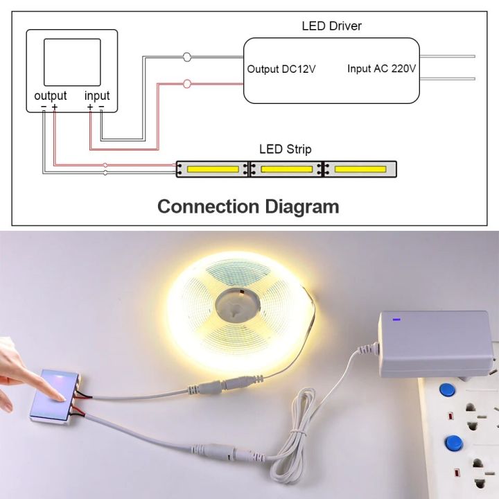 Makeup%20Mirror%20LED%20Light%20Vanity%20Lights%2012V%20Bathroom%20Dressing%20Table%20Lighting%20Dimmable%20LED%20COB%20With%20Adhesive%20Tape%20Stepless%20Dimming%20-%20Image%204