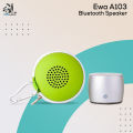 Ewa A103 Bluetooth Speaker, Wireless Speaker, Mini Portable With Hard Travel Case, Hd Sound And Enhanced Bass With Passive Radiator (Grey) - Bluetooth Speaker.
