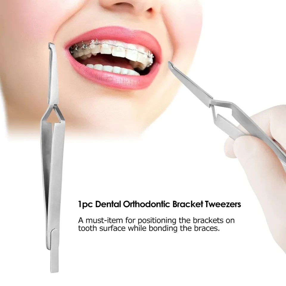 Pincettes Orthodontie TK Plus - Pour Pose De Brackets - Acier Inox - Garantie 3 Ans - Neuf