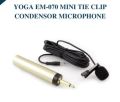YOGA EM-070 Mini Tie Clip Condensor Microphone. 