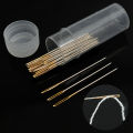 30PCS Stainless Steel Cross Stitch Needles Blunt Embroidery Needle  with Needle Threader Embroidery Home Sewing Tools. 