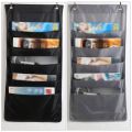 Document Hanging Storage Bag Oxford Cloth Storage Pocket Chart Hanging File Folding Holder Cascading Fabric Organizer For Office.