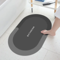 Super Absorbent Floor Mat, Memory Foam Bath Mat Absorbent Super Cozy Soft Strong Non-Slip Pvc Bathroom Rug Easy to Clean. 