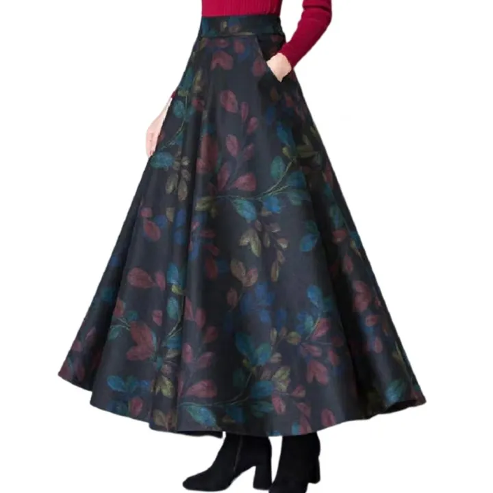 Office%20Skirt%20Thick%20Elegant%20Skirt%20Warm%20Versatile%20Fashion%20High%20Waist%20A-Line%20Maxi%20Winter%20Long%20Skirt%20-%20Image%207
