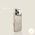 Luxury Matte Frosted Glass Magnetic Protective Cover Compatible For iPhone 17 Pro Max Air 16 17 14 15 13 Pro Max 16 15 Pro Luxury Shockproof Gold Orange Black Phone Case. 