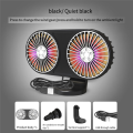 USB Car Air Outlet Dashboard Mini Fan 5V Auto Ventilation Fan.