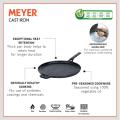 Meyer Cast Iron Tawa 28cm/Black. 