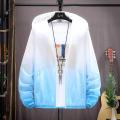 Summer Sun Protective Clothes Men's and Women's Couple's Uv Protection Wind Shield Coat Thin Breathable Men's Fishing Sun-Protective Clothing. 