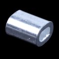 200Pcs Steel Wire Rope Aluminum Ferrules Sleeves Silver - 100Pcs 1Mm Diameter & 100Pcs 3Mm Diameter - Silver.