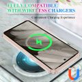 For Google Pixel 6 Pro MagSafe Compatible Shockproof Transparent Slim Fit Wireless Charging supported Frosted Border Phone Back Case Mobile Cover-E_Store. 
