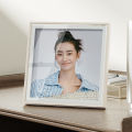 Wedding photo frame double glass wooden pearlWedding Photo Frame Cross-Border.