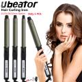 Ubeator - 22/25/28/32mm 4-Speed Hair Care Curling Iron Rotation Handle Wand Tongs Medium Large Loose Wave. 