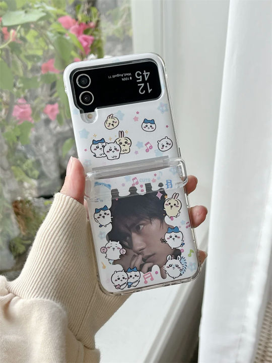 %E3%80%90NShisasN%E3%80%91Cute%20Cartoon%20Card%20Bag%20Clear%20Case%20With%20Chian%20For%20Samsung%20Galaxy%20Z%20Flip%205%204%203%20flip5%20flip4%20flip3%20Zflip4%20zflip5%205G%20Girl%20Lovely%20Cover%20-%20Image%203