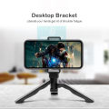 Flexible Smartphone Stand + Tripod - Mini Handheld Stabilizer Tripod with Mobile Holder For Phone Video Vlog Go Pro Stand up and down 90° - Mobile Stnad. 