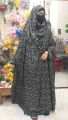 Jilbab Bat Sleeve Hooded Robe Muslim Women Hijab Prayer Garment Jilbab Abaya Full Face Middle East Dubai Dress Islamic Clothing. 