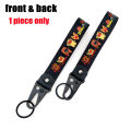 Newest JDM Style Car Keychain Nylon Slogan Key Tag Gift Lanyard Keyring Auto Key Steel Spring Clip Key Strap Japanese Anime Girl. 