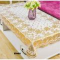  Pvc Golden Color Table Cloth Tea Cup Mat Table Cover-42'' x 22'' inch. 