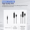 Call Center Headset Service Headphones 3.5mm USB Wired Business Headsets With Mic Volume Control Mute Cancelling Telephone.