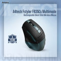 A4tech Fstyler FB35Cs Multimode Rechargeable Silent Click Wireless Mouse - Silent Click - Bluetooth + 2.4G Wireless - Rechargeable Type C- 2000 DPI - Connects 3 Devices - For PC/Laptop/Tablet/Smart TV - Midnight Green. 