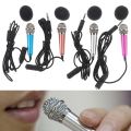 Handheld Mic Portable Mini 3.5mm Stereo Mic Audio Microphone For The Mobile Phone Accessories. 