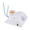 E27 Lamp Light Holder AC 220V 4-5 Meter PIR Body Infrared Motion Sensor Switches Automatic Light Switch Human Motion Body PIR Infrared Motion Sensor Switch Movement Detector Intelligent Lamps Controller.