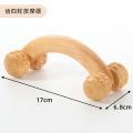 Wooden Massage Roller Therapy Body Massager Foot Face Shoulder Neck Hand Push Roller Massager Body Soothing Massage Tool.