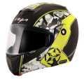 Crux Dx Victor Dull Black Neon Helmet. 