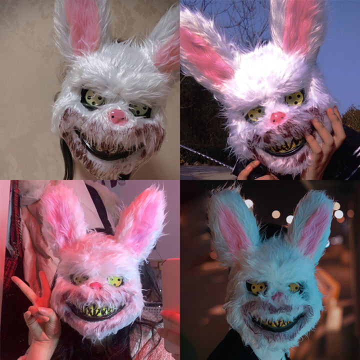 Pgmss Halloween Pg Mask Scary Anmal Head Clown Mask Funny Full Head...