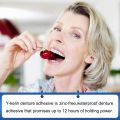 Y-Kelin Denture Adhesive Cream 1/3/12 Pack Original Formula Zinc Free Extra Strong Hold For Upper Lower or Partials All Day. 
