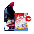 Unik Xtreme Toilet Cleaner 500ml (Unik Tiles & Bathroom Cleaner 400 gm Free). 