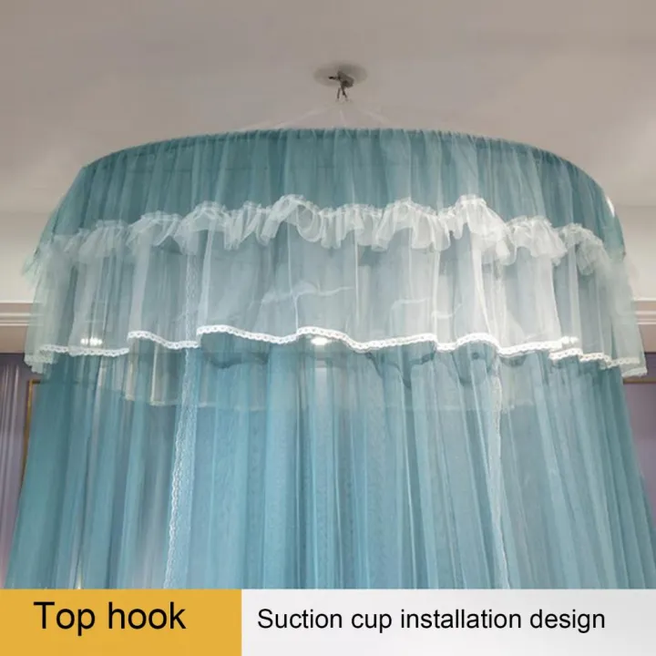 Breathable%20Hanging%20Mosquito%20Net%20Top%20Hook%20Lace%20Bed%20Canopy%20Encrypted%20Mesh%20Round%20Dome%20Court%20Style%20Crib%20Canopy%20Bedroom%20Decoration%20-%20Image%204