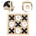 Tic TAC Toe Board Game Family Children Puzzle Brain Teaser for Adults.
