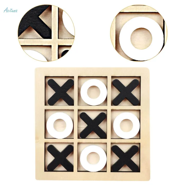 Tic%20TAC%20Toe%20Board%20Game%20Family%20Children%20Puzzle%20Brain%20Teaser%20for%20Adults%20-%20Image%209