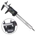 Carbon Fiber 6 Inch Digital Vernier Calipers 6 Inch 150mm Scale Electronic Digital Slide Caliper Ruler Measuring Gauge Scale With Large LCD Display Inch Millimeter Hand Tools. 