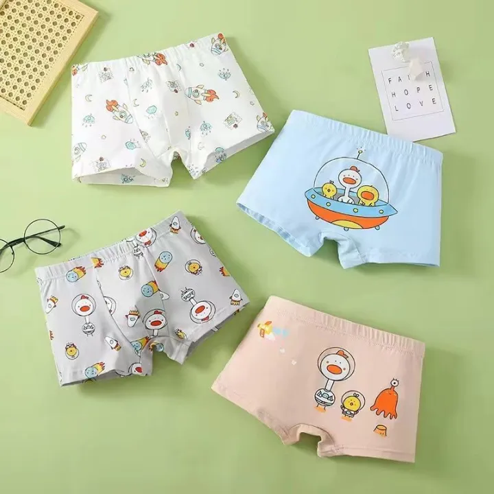 Children's%20Cotton%20Underwear%20Boys'%20Children's%20Middle%20and%20Big%20Children's%20Smiley%20Face%20Cartoon%20Boys'%20Boxers%20Boxers%20Underpants%20-%20Image%204