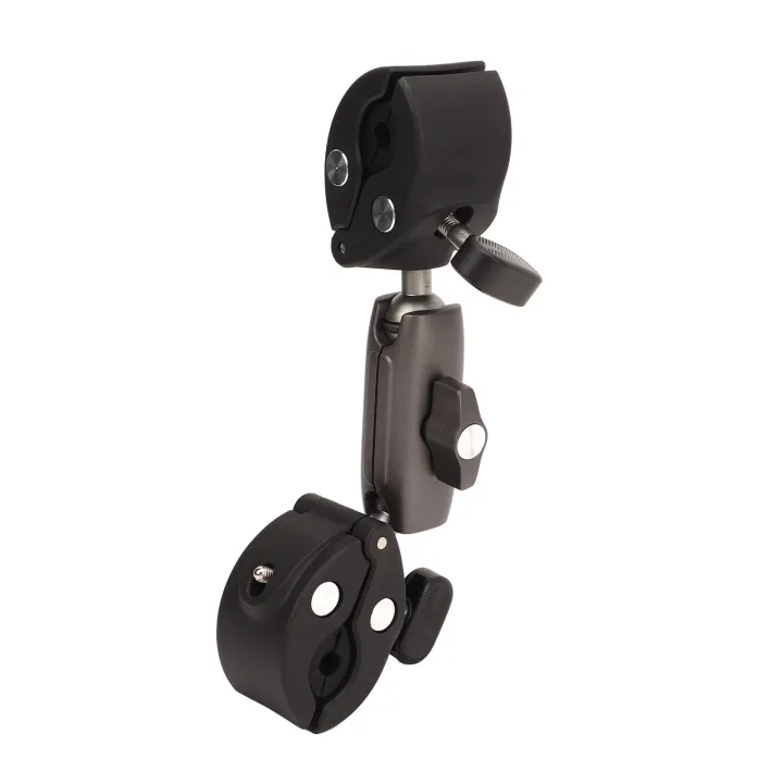 Dual%20Ball%20Clamp%20Mount%20360%20Degree%20Rotation%20T%20Knob%20Locking%20Crab%20Pliers%20Clip%20Action%20Camera%20Mount%20for%20Go%203%20Action%20Camera%20-%20Image%204