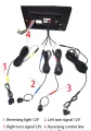 For Android with built-in 360app 3D Around view 360 car camera Panoramic image system 360 Camera car Accessories. 