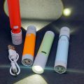1PC Portable Rechargeable LED Flashlight – Mini Torch Light with Zoom & 3 Lighting Modes – Camping, Hiking & Travel Torch. 