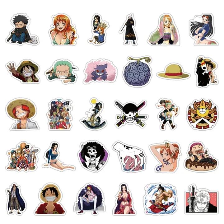 10/30/50PCS%20Anime%20One%20Piece%20Stickers%20for%20Kids%20Waterproof%20Graffiti%20Motorcycle%20Laptop%20Car%20PVC%20Cartoon%20Luffy%20Cool%20Sticker%20Decal%20Toy%20-%20Image%206
