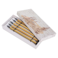 Bamboo -Qalam Pens, 5PCS Calligraphy Dip Pen, Vintage Handcrafted Calligraphy Pens (Round Nib Set). 