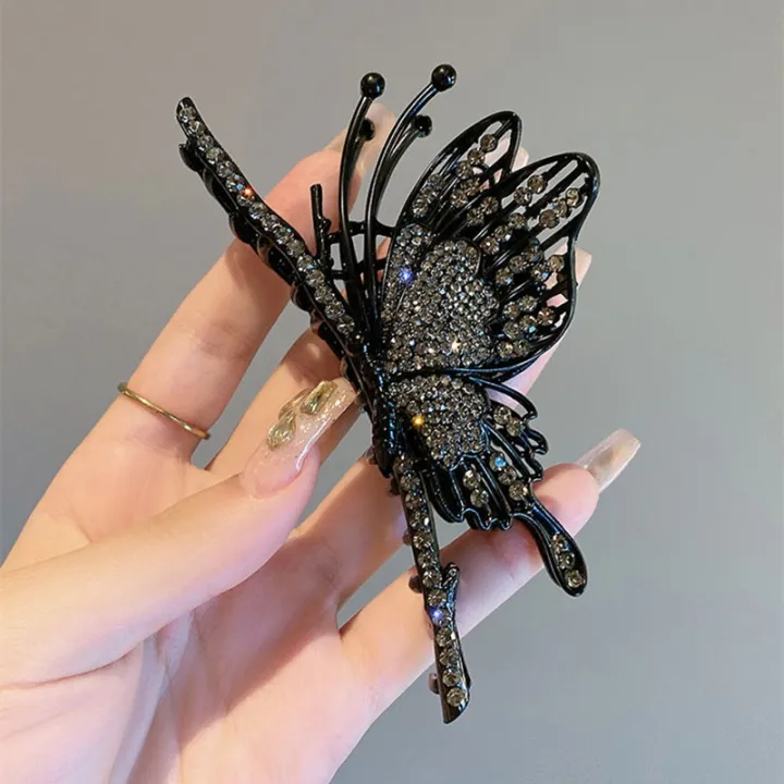 Elegant%20Pearl%20Crystal%20Hairpins%20Butterfly%20Hair%20Clip%20Catch%20for%20Women%20Girl%20-%20Image%203