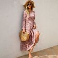 Summer Dress Women 2022 Floral Casual Long Dresses Maxi Dresses For Women Long Sleeve Elegant Evening Boho Beach Dress Bohemian. 